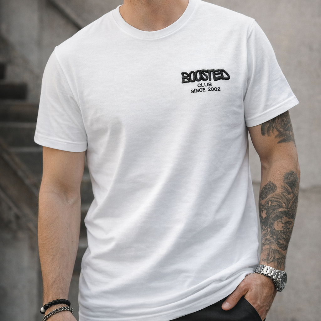 BOOSTED CLUB™ Classic Embroidered Tee