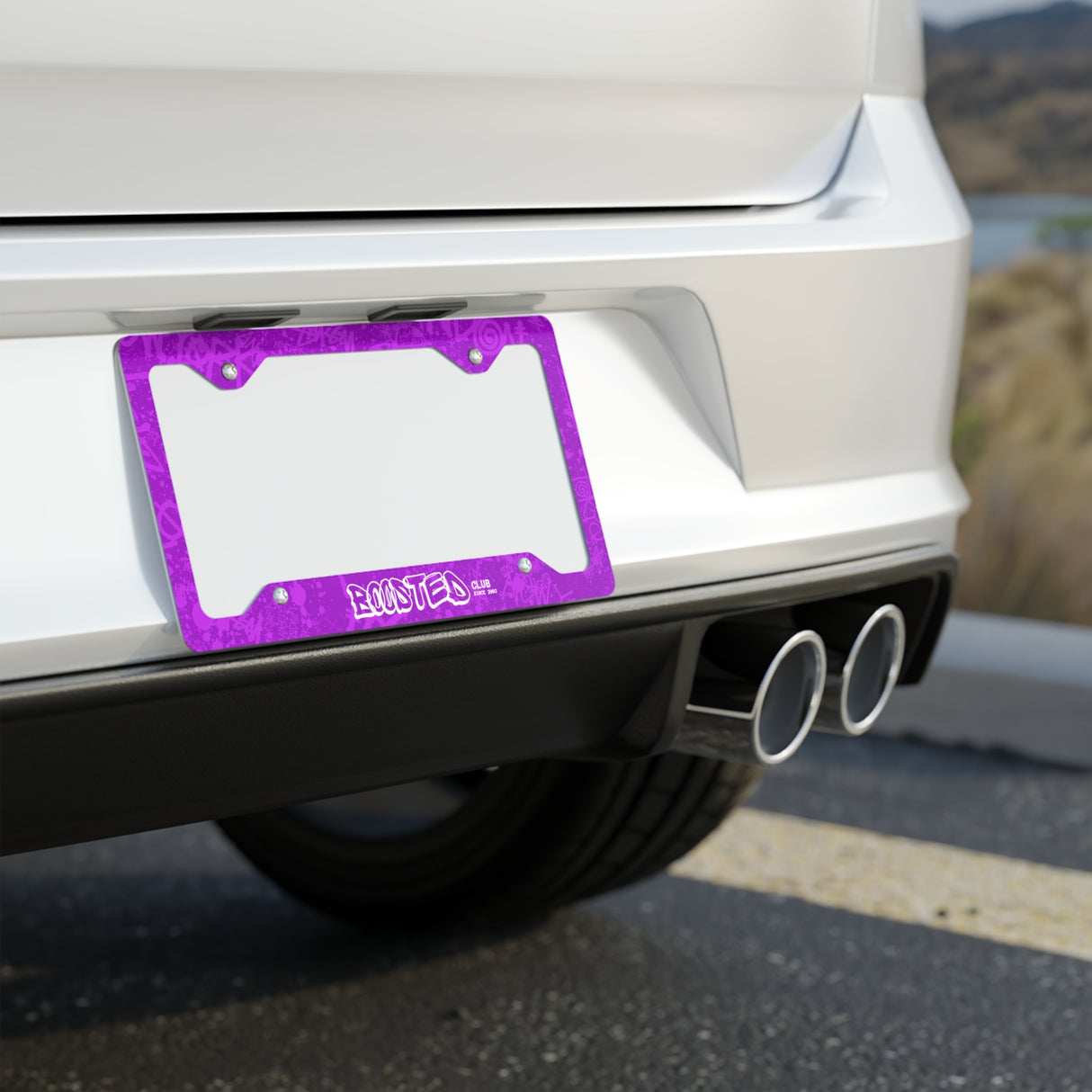 BOOSTED CLUB™ Metal Plate Frame