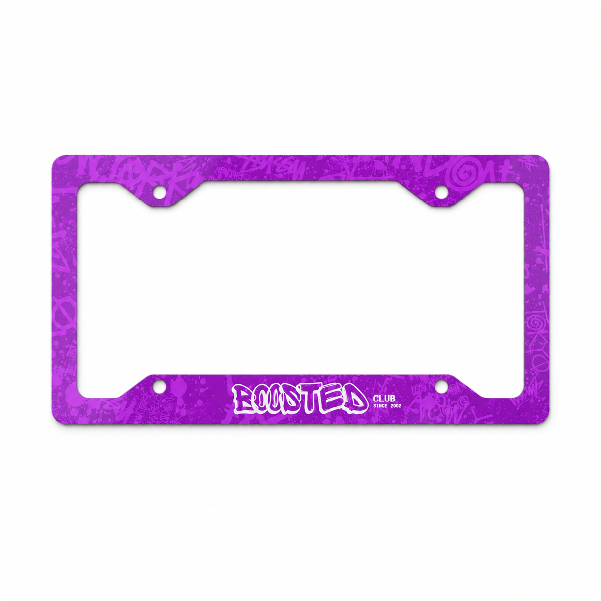 BOOSTED CLUB™ Metal Plate Frame